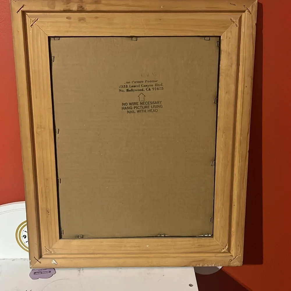 Vintage Framed Norman Rockwell print Marriage License - Picture 2 of 5